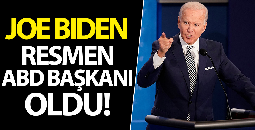 Joe Biden resmen ABD başkanı oldu