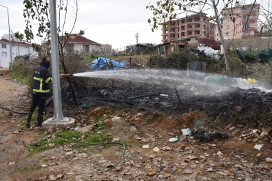 Sinop'ta Çöp Yangını Korkuttu