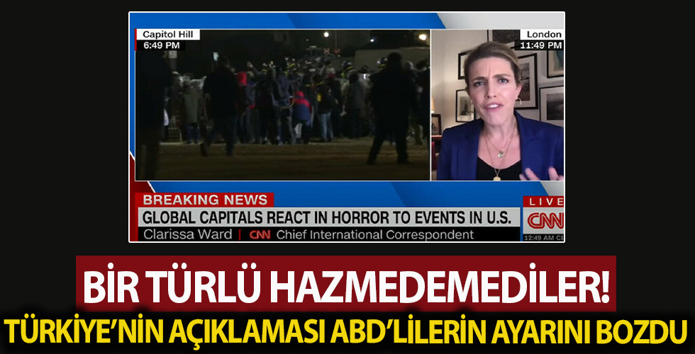Türkiye'nin açıklaması ABD'de hazımsızlık yaptı! CNN ve NBC News  spikerlerinin ayarı bozuldu