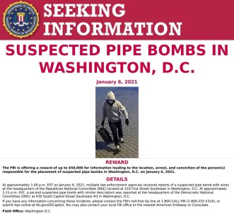 FBI, Kongre Binası Yakınındaki Bombalarla İlgili Şüpheliler İçin 50 Bin Dolar Ödül Koydu