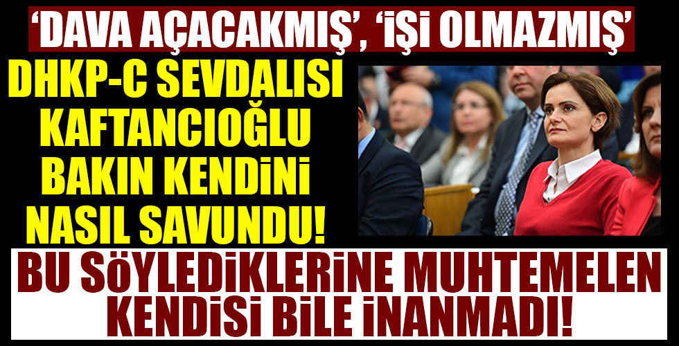 Kaftancıoğlu'ndan küstah sözler! Başkan Erdoğan'a dava açacakmış!