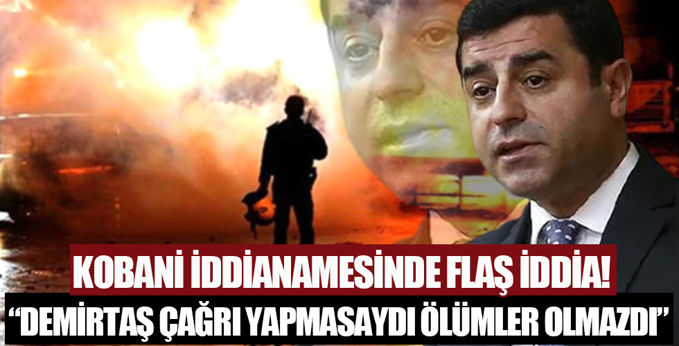 Kobani iddianamesinde flaş ifade: Selahattin Demirtaş çağrı yapmasaydı ölümler olmazdı