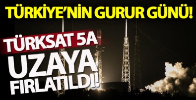 Türksat 5A uzaya fırlatıldı!