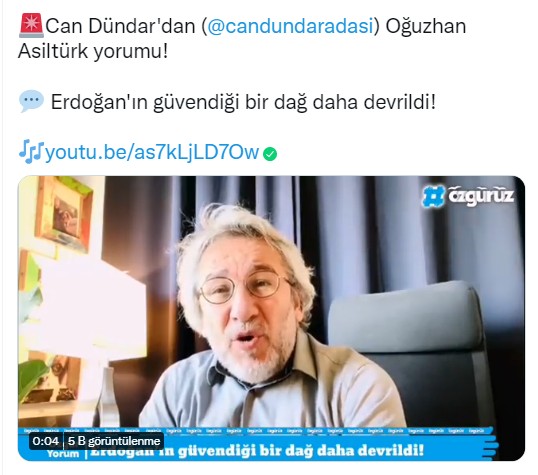 Can Dündar'dan küstah Oğuzhan Asiltürk yorumu!