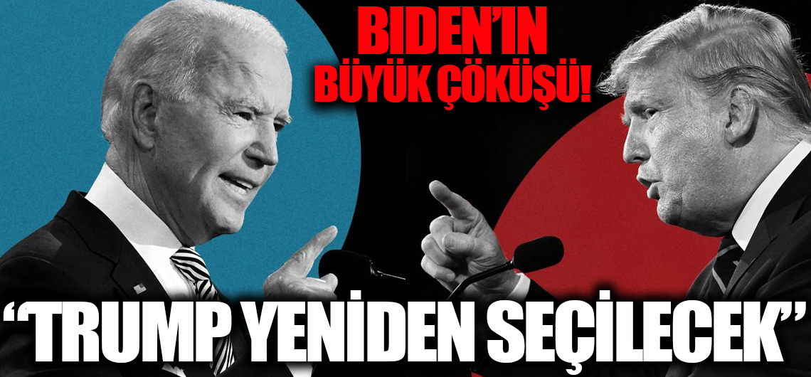 Biden'ın büyük çöküşü: Trump yeniden seçilecek endişesi