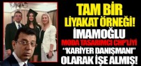 İmamoğlu Moda Tasarım mezunu Özge Türkyılmaz'ı İBB'de işe aldı!