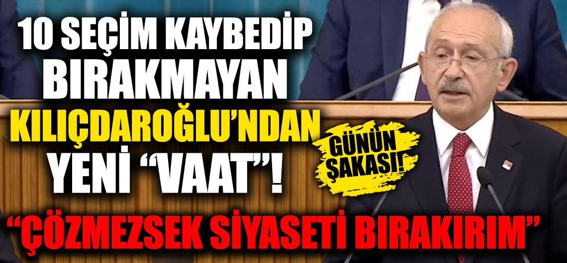 10 seçimi kaybedip bırakmayan Kılıçdaroğlu'nun yeni 'vaadi'