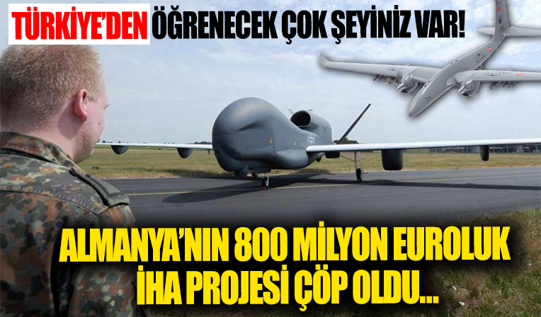 Almanya uçurmayı beceremediği İHA'yı müzeye kaldırıyor: 800 milyon euro kaynak ayrılmıştı