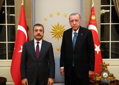 Çankaya'da önemli görüşme! Başkan Erdoğan Merkez Bankası Başkanı Şahap Kavcıoğlu'nu kabul etti!