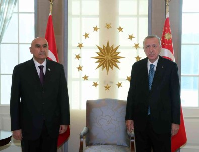 Cumhurbaskani Erdogan, Tacikistan Meclis Baskani Zokirzoda'yi Kabul Etti