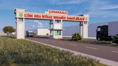 Ezine Gida OSB, Giris Taki Yapimi Için Ihaleye Çikiyor