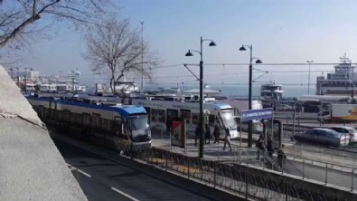 İstanbul'da yine bir tramvay arızası!