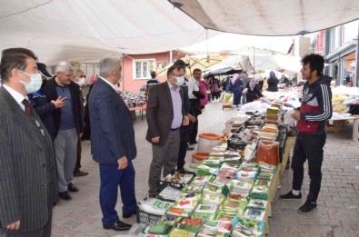 Kaymakam Ve Belediye Baskanlari Pazarci Esnafini Dinledi