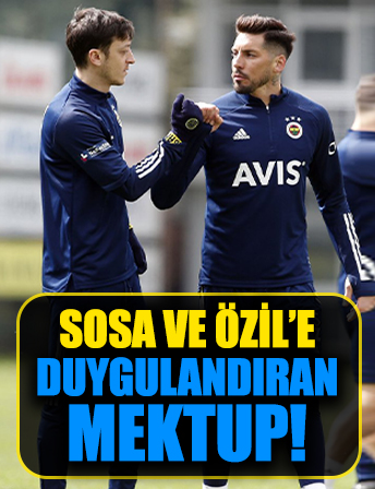 Mesut Özil ve Sosa'dan gençlere destek! O mektup sonrası duygulandılar...