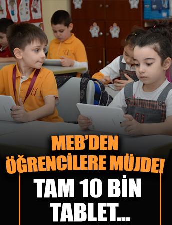 Milli Eğitim Bakanlığı ve Türk Telekom'dan ortak proje! Öğrencilere 10 bin tablet dağıtılacak