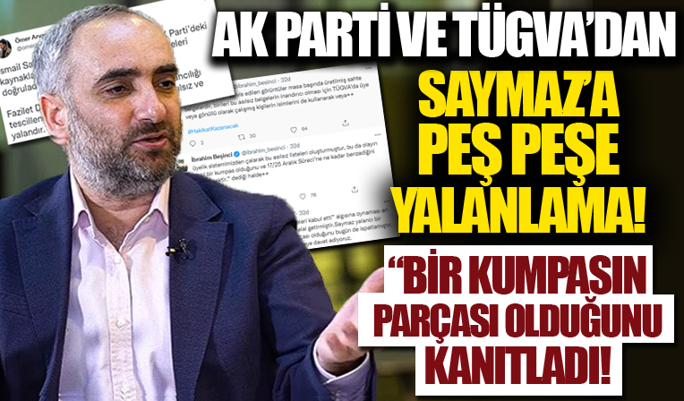 Türkiye Gençlik Vakfı’ndan İsmail Saymaz'a yalanlama: Bu kumpasın bir parçası olduğunu ispatlamıştır