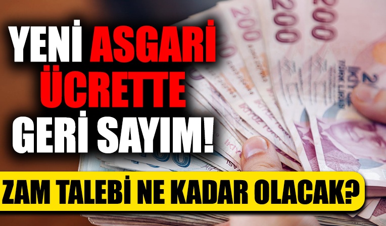2022 asgari ücret zammı için geri sayım!