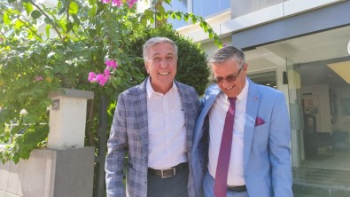 DTO Antalya Sube Baskani Çetin, Baskan Topaloglu'nu Agirladi.