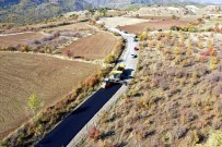 Üzümlü'de Grup Köy Yollari Kis Öncesi Asfaltlaniyor