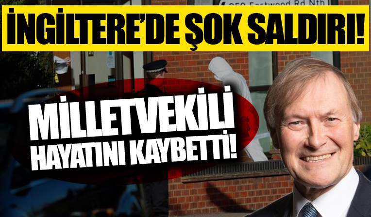 İngiltere'de bıçaklı saldırı! Muhafazakar Parti milletvekili David Amess hayatını kaybetti!
