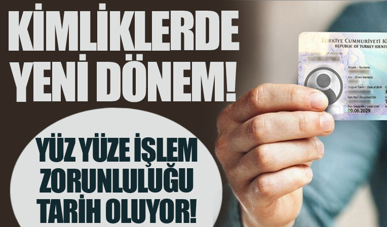 Kimliklerde yeni dönem! Güvenli elektronik imza atabilmek için de kullanılabilecek