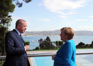 Angela Merkel'den veda ziyareti! Başkan Erdoğan ile görüşmesi sona erdi!