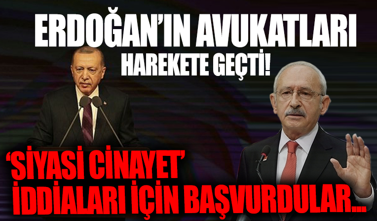 Cumhurbaşkanı Erdoğan'ın avukatları 'siyasi cinayet iddiaları'na ilişkin Ankara Cumhuriyet Başsavcılığına başvuruda bulundu