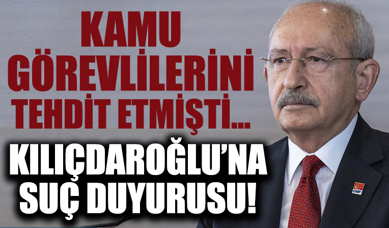 Cumhurbaşkanı Yardımcısı Fuat Oktay'dan Kılıçdaroğlu'nun kamu görevlilerini hedef alan sözlerine suç duyurusu