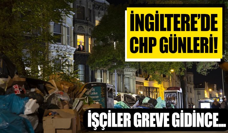 İngiltere'de temizlik işçilerinin grevi, çöp yığınlarına yol açtı