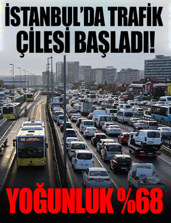 İstanbul'da trafik çilesi haftanın ilk iş gününden başladı! Toplu taşımalarda isyan ettiren görüntü
