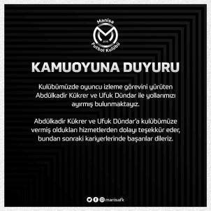 Manisa FK'da Sular Durulmuyor