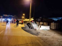 Direksiyon Hakimiyetini Kaybetti, Takla Atarak Durabildi