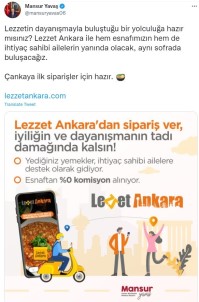 Lezzet Ankara'da Siparisler Basladi