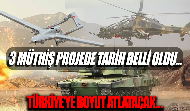 Milli Savaş uçağı, Altay Tankı ve Hisar Füzesi için kritik tarih: Türkiye'ye boyut atlatacak