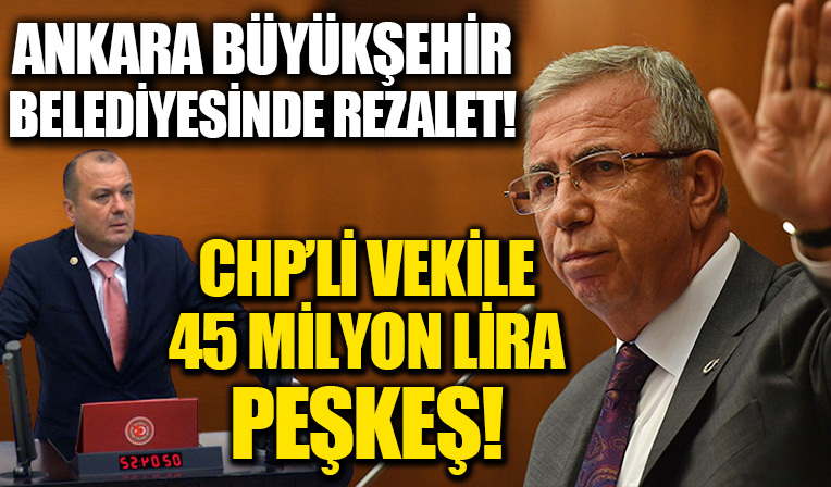 Belediyeden vekile 45 milyon lira