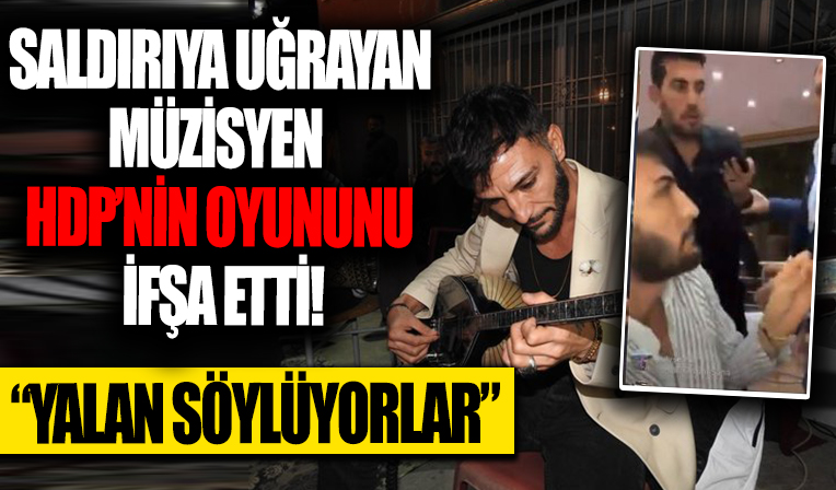Düğünde saldırıya uğrayan müzisyen Erdal Erdoğan HDP'nin yalan söylediğini açıkladı!