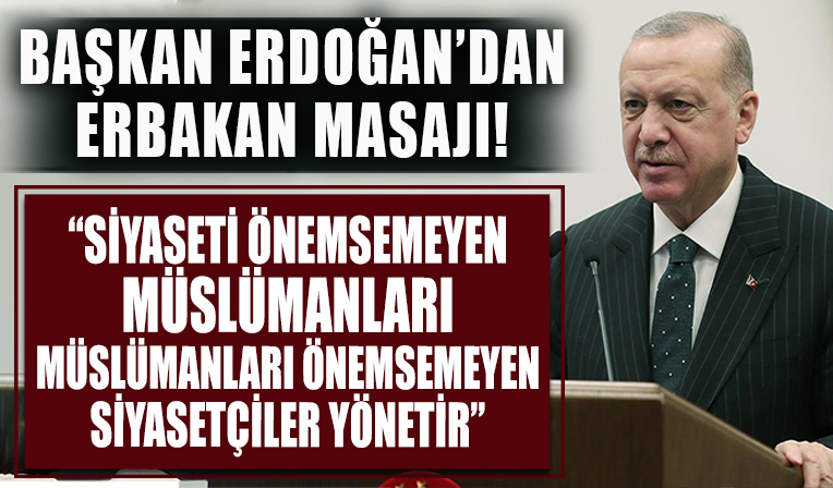 Başkan Erdoğan'dan Milli Görüş Sempozyumu'na video mesaj!