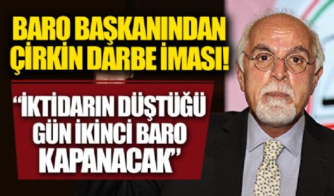 İstanbul 1 Nolu Barosu Başkanı Durakoğlu: İktidarın düştüğü gün ikinci baro kapanacak