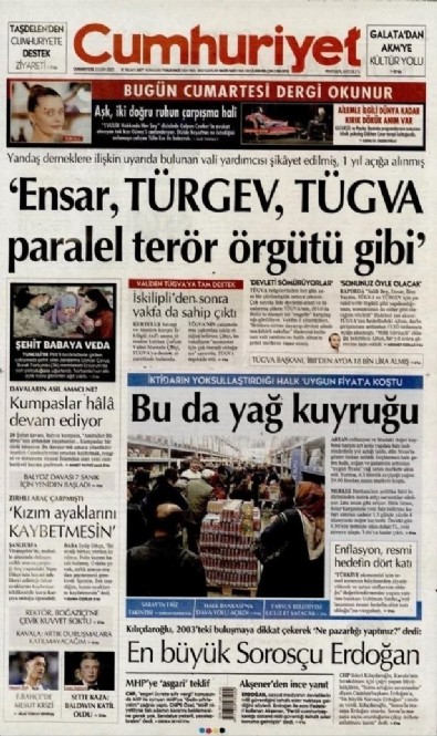 Eskişehir Vali Yardımcısı Salih Altun'dan Cumhuriyet'in skandal manşetine yalanlama