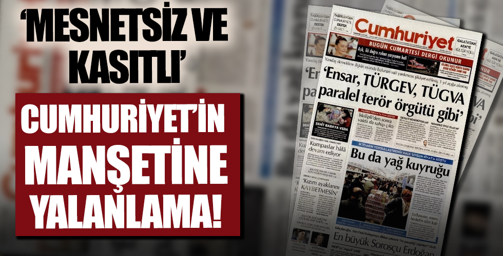 Eskişehir Vali Yardımcısı Salih Altun'dan Cumhuriyet'in skandal manşetine yalanlama