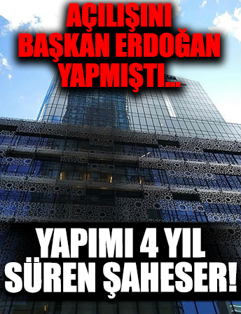 Açılışı Başkan Erdoğan tarafından yapılmıştı! yapımı 4 yıl süren şaheser Türkevi