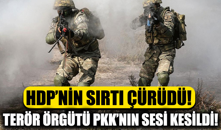 Bölücü terör örgütü PKK'nın sesi kesildi! İnlerinden kafalarını çıkaramıyorlar