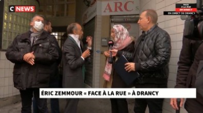 Fransa'da cumhurbaşkanı adayı Eric Zemmour canlı yayında başörtüsüne saldırdı! Kadının seçmenin başını açtırdı