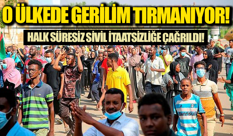 Sudan'da OHAL'i reddeden iktidar ortağı, halkı süresiz sivil itaatsizliğe çağırdı