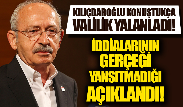 Kars Valiliği Kılıçdaroğlu'nun üç iddiasını da yalanladı