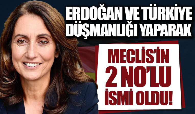 Özoğuz Erdoğan ve Türkiye düşmanlığı yaparak Meclis'in 2 numaralı ismi oldu!