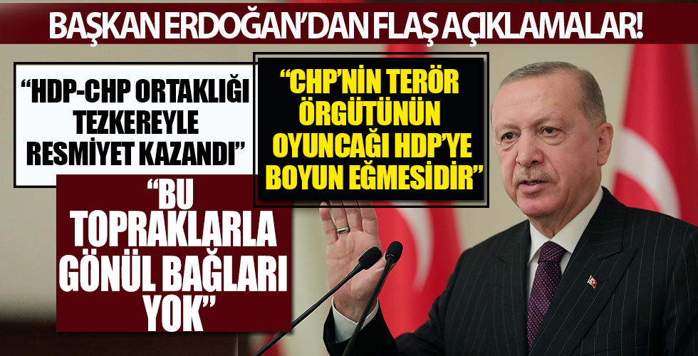 CHP'nin tezkereye 'hayır' oyu vermesi... Cumhurbaşkanı Erdoğan: Onurlu bir parti HDP'ye tepki gösterirdi