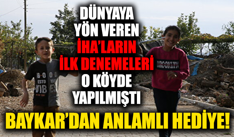 Dünyaya yön veren İHA’ların ilk denemeleri o köyde yapılmıştı! Baykar’dan Selçuk Bayraktar’ı davet eden köy sakinlerine İHA maketi