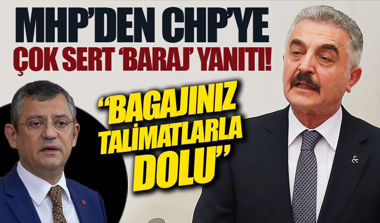 MHP'li Büyükataman'dan CHP'li Özel'e yanıt: CHP’nin bagajı millet düşmanlarının talimatlarıyla dolu