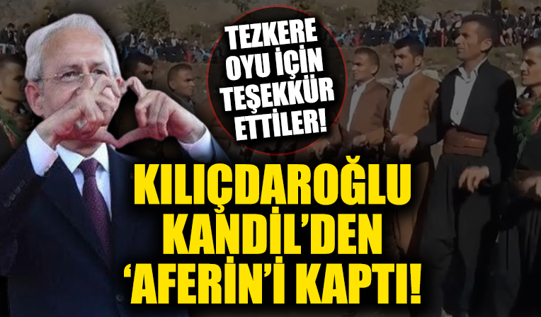 CHP lideri Kemal Kılıçdaroğlu'na Kandil'den takdir belgesi! Tezkereye hayır dedi ödülü kaptı